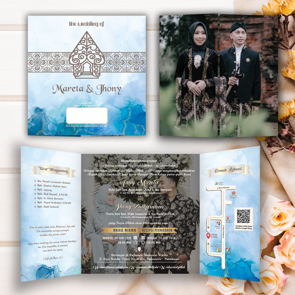Undangan Cetak Elegan 12