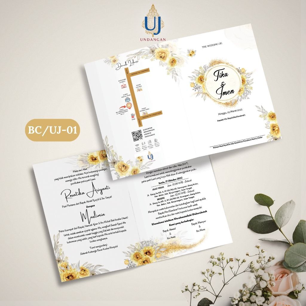 Undangan Cetak Elegan 2