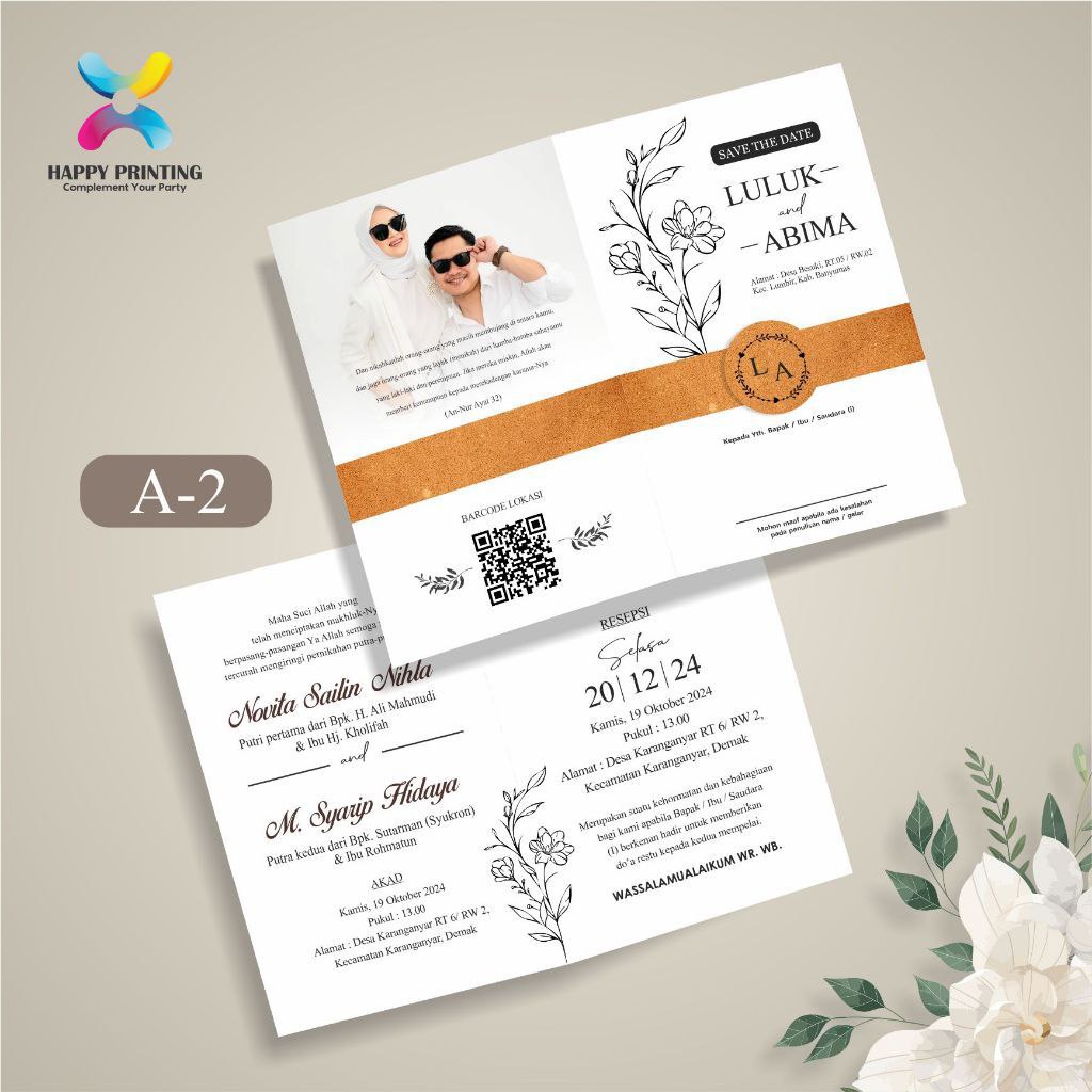 Undangan Cetak Elegan 5